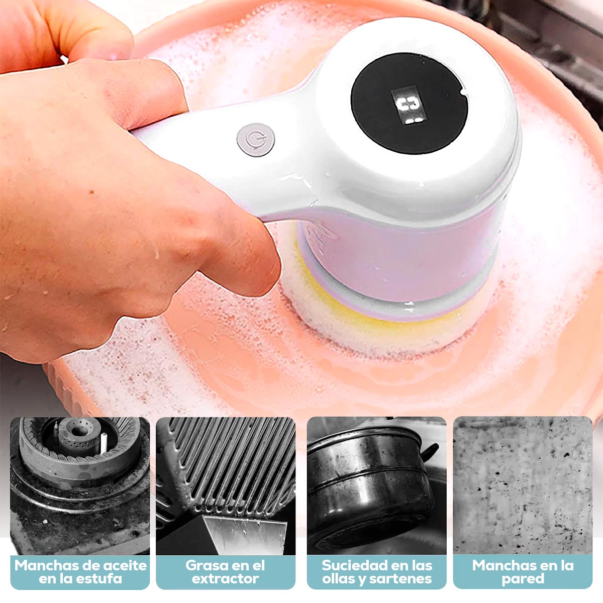 Miniatura 7 de Cepillo Arranca Grasa Eléctrico JPVI-15